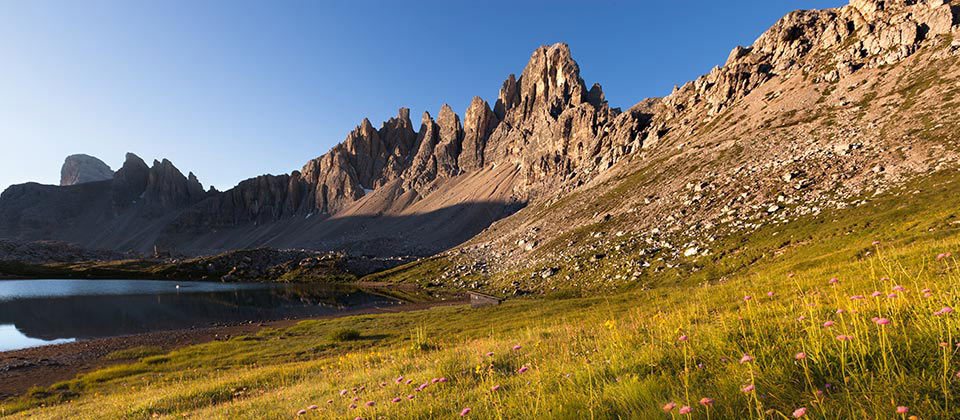 Il lago dei Piani alle Tre cime di Lavaredo