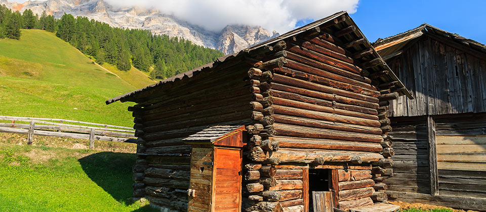 Baita in Alta Badia nelle vicinanze del piccolo paese di San Cassiano