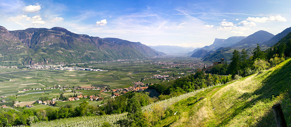 Eine Ansicht vom Burggrafenamt, Merans Umgebung
